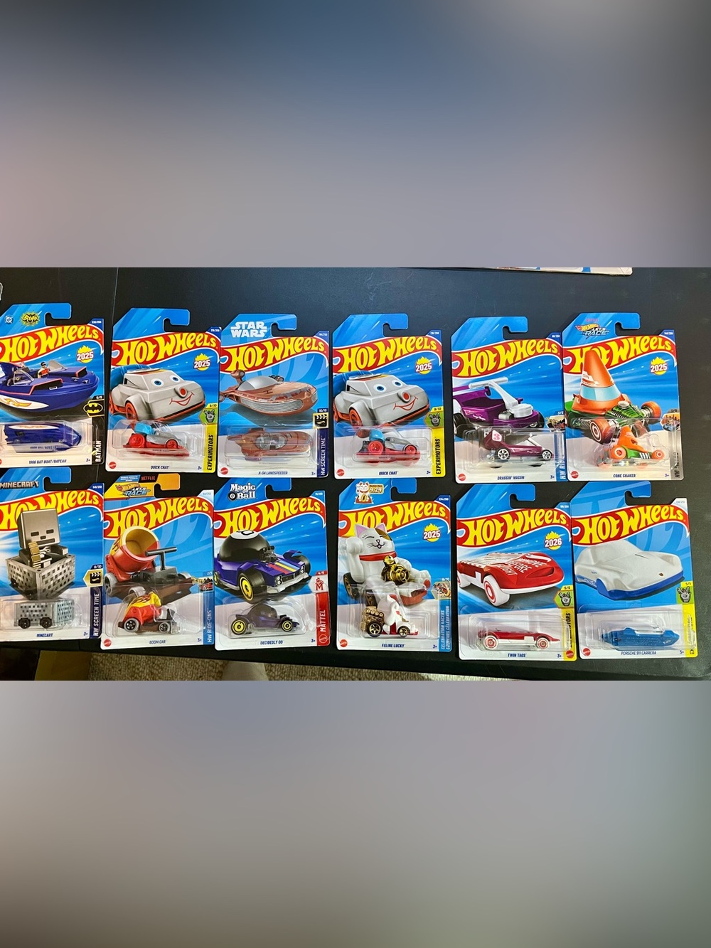 Hot Wheels Assorted Kids Toy Cars Pack - Multi-Color